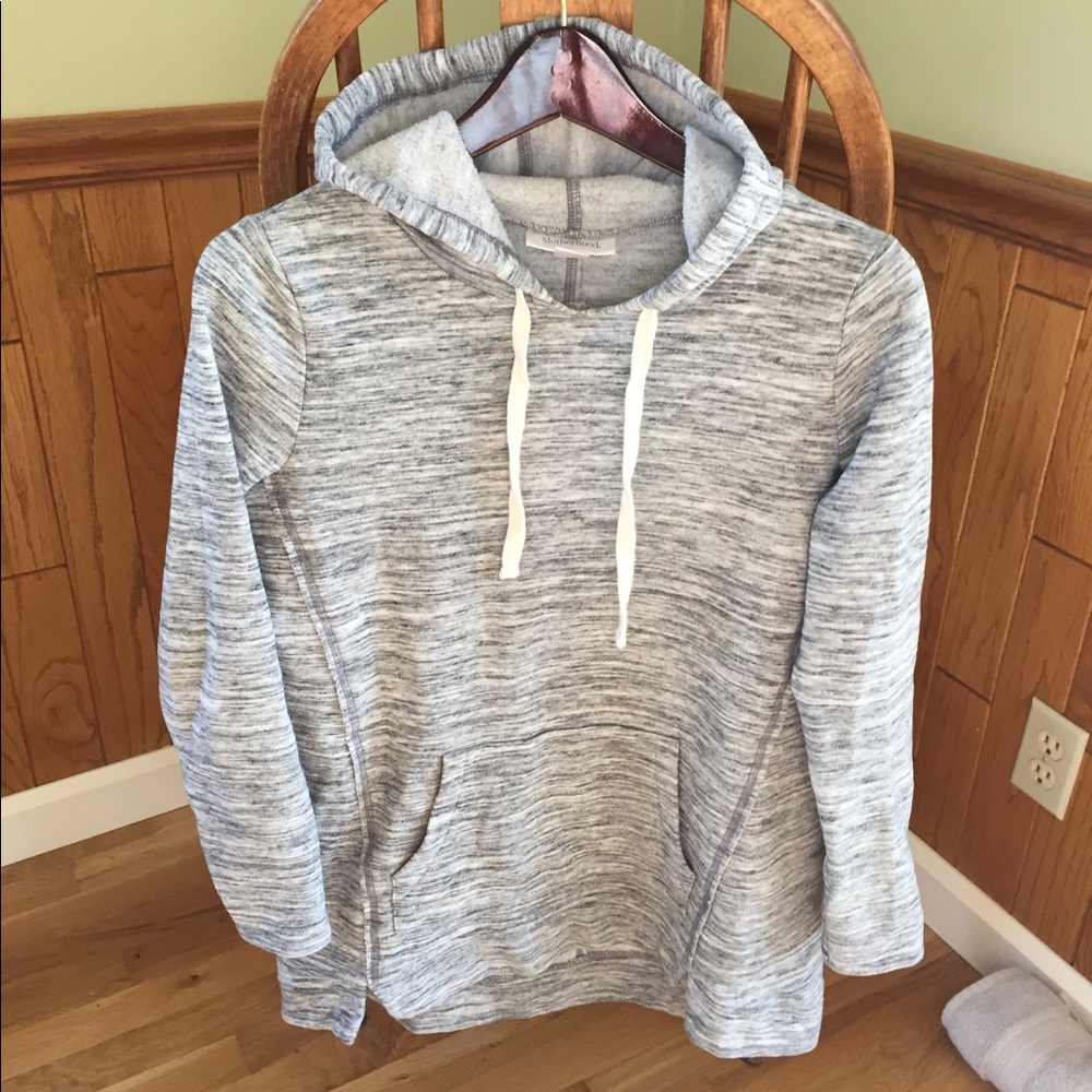 Motherhood Maternity cozy Hooded Sweatshirt sz S